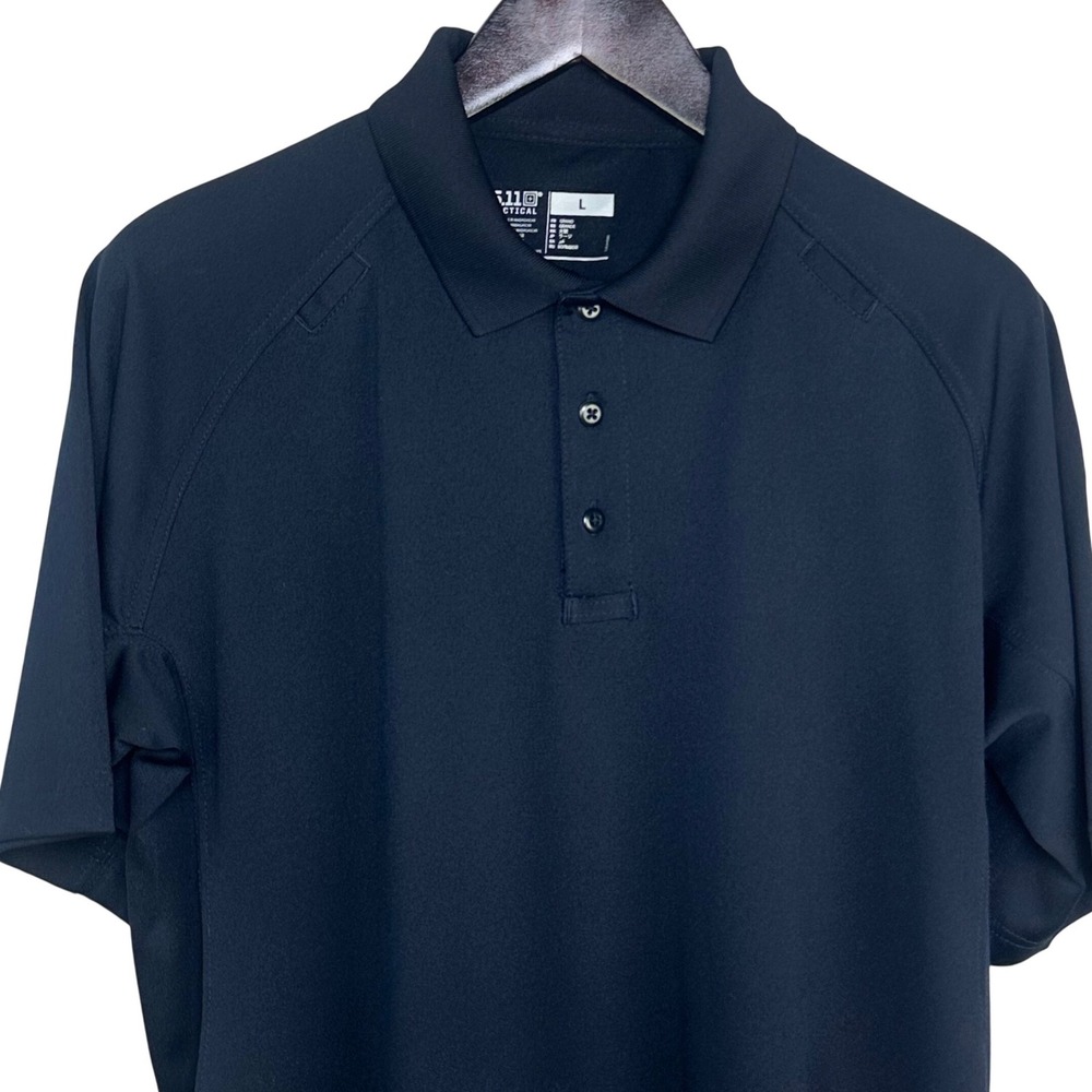 5.11 Tactical Performance Polo Shirt Mens Large Navy Blue 71049 Short Sleeve